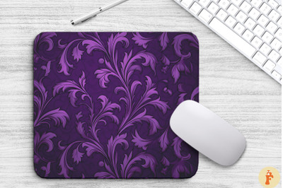 Purple Calming Pattern Mouse Pad Design