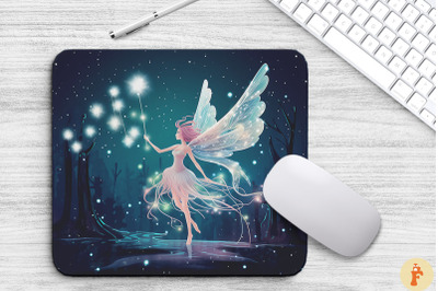 Cute Little Fairy Mouse Pad Design