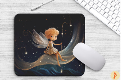 Cute Little Fairy Mouse Pad Design