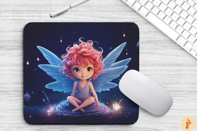 Cute Little Fairy Mouse Pad Design