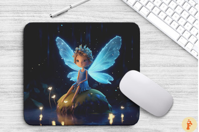 Cute Little Fairy Mouse Pad Design