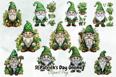 St.Patrick&amp;&23;039;s Day Gnome Clipart