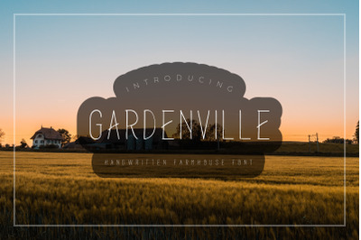 Garden Ville - Handwritten Farmhouse Font