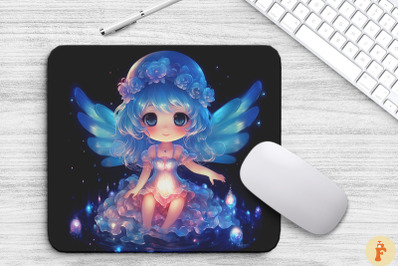 Kawaii Luminescence Fairy Mouse Pad