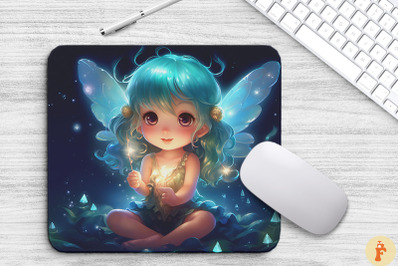 Kawaii Luminescence Fairy Mouse Pad