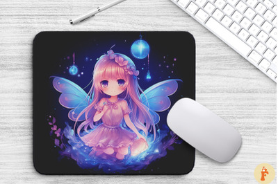 Kawaii Luminescence Fairy Mouse Pad