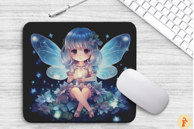 Kawaii Luminescence Fairy Mouse Pad