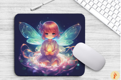 Kawaii Luminescence Fairy Mouse Pad