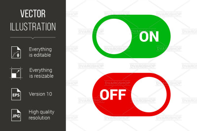 On-Off Button Icons