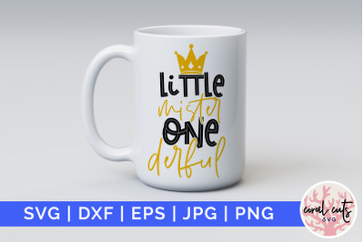 Little mister onederful - Birthday SVG EPS DXF PNG Cutting File