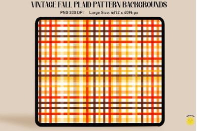 Autumn Simple Plaid Pattern Backgrounds