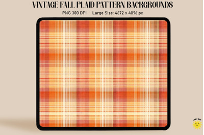 Simple Autumn Plaid Pattern Backgrounds