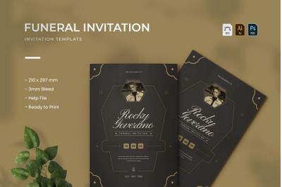 Funeral - Invitation