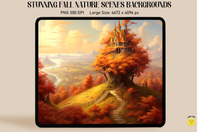 Beautiful Autumn Landscape Backgrounds