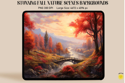 Beautiful Autumn Landscape Backgrounds