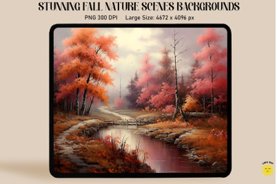 Beautiful Autumn Landscape Backgrounds