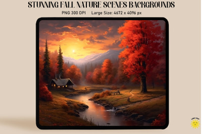 Beautiful Autumn Landscape Backgrounds