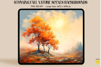 Gentle Fall Landscape Backgrounds