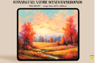 Gentle Fall Landscape Backgrounds