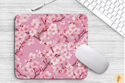 Beautiful Cherry Blossom Mouse Pad