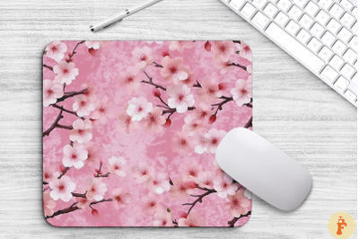 Beautiful Cherry Blossom Mouse Pad