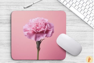 3D Pink Roses Mouse Pad Design