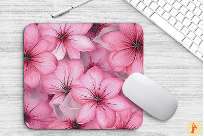 Pink Peony Soft Pastel Color Mouse Pad