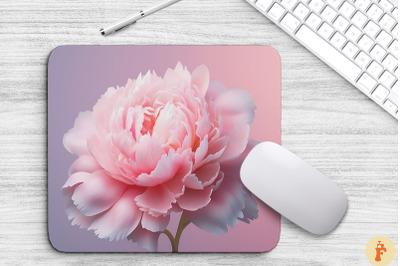 Beautiful Pink Tulip Flowers Mouse Pad