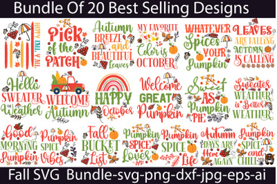 Autumn SVG Bundle&2C;Fall SVG Bundle&2C;Pumpkins Bundle&2C;Thanksgiving SVG Bun