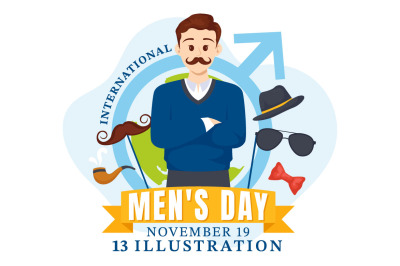 13 International Men&#039;s Day Illustration