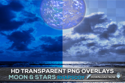 90 TRANSPARENT PNG Moon &amp; Stars Overlays