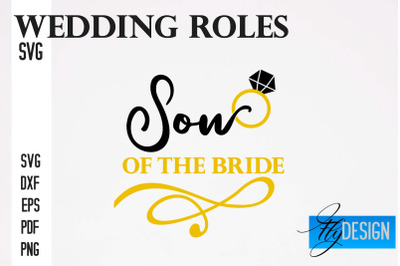 Wedding Roles SVG | Wedding Roles SVG Design | Funny Design SVG