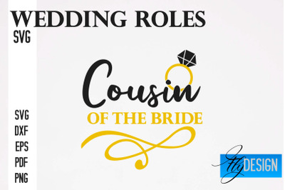 Wedding Roles SVG | Wedding Roles SVG Design | Funny Design SVG