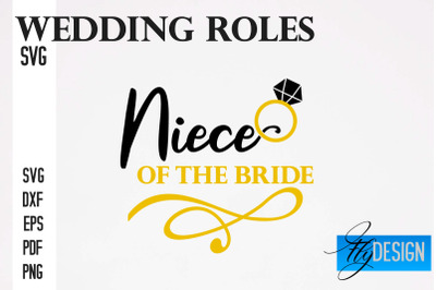 Wedding Roles SVG | Wedding Roles SVG Design | Funny Design SVG