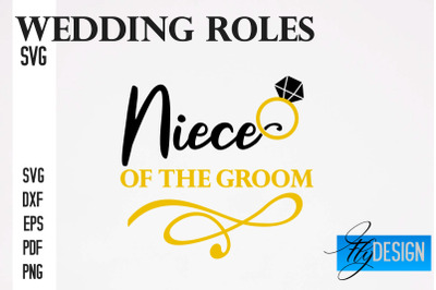 Wedding Roles SVG | Wedding Roles SVG Design | Funny Design SVG