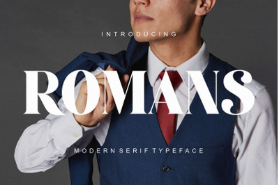ROMANS Modern Serif Typeface