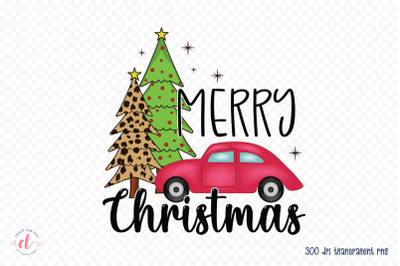 Merry Christmas PNG Sublimation Design