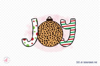 Joy PNG - Christmas Sublimation Design