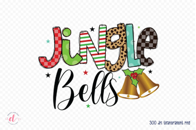 Jingle Bells PNG | Christmas Sublimation Design