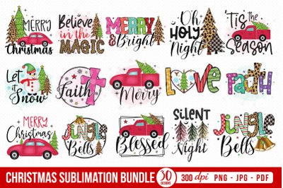 Christmas PNG Sublimation Bundle