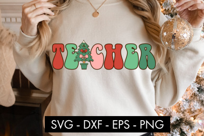 Teacher SVG Cut File PNG