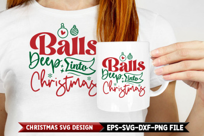 Funny Christmas SVG design
