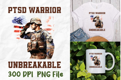 PTSD Warrior Unbreakable Veteran