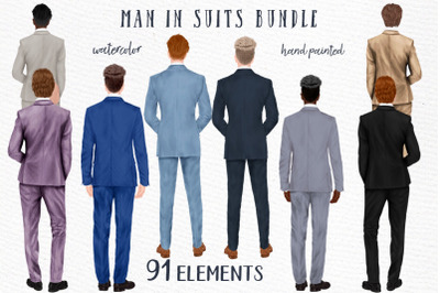 Man in Suits clipart Groom Clipart Best man clipart Wedding