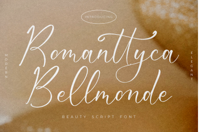 Romanttyca Bellmonde - Beauty Script Font