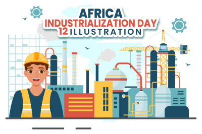 12 Africa Industrialization Day Illustration