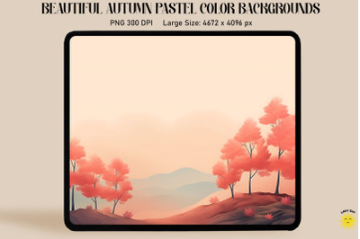 Soft Pastel Colors Autumn Backgrounds