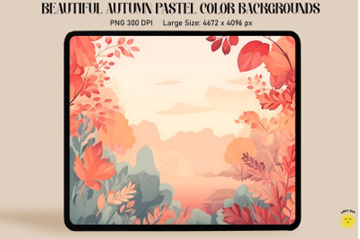 Soft Pastel Colors Autumn Backgrounds