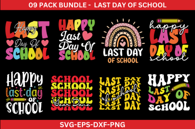 last day of school SVG bundle