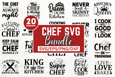 Chef SVG Bundle